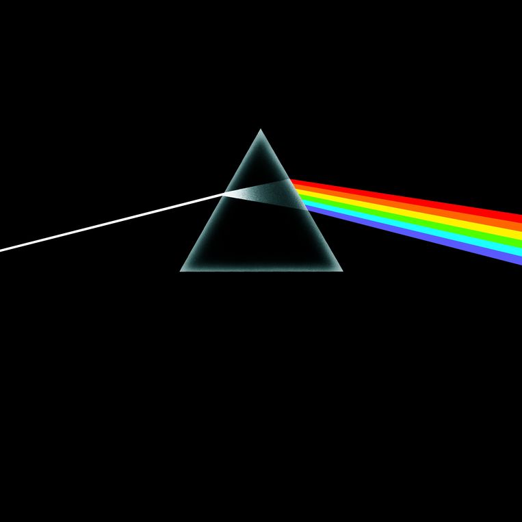The Dark Side of the Moon, van Pink Floyd, een ontwerp van Hipgnosis. Beeld Hipgnosis