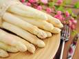 Witte asperges.
