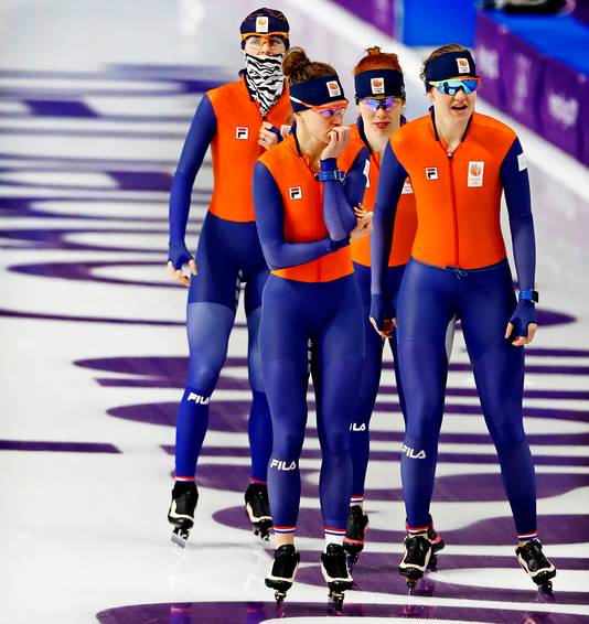 De achtervolgingsploeg zette een olympisch record neer in de kwalificatie.