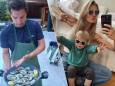 BV 24/7. Matteo Simoni haalt zijn beste kookkunsten uit de kast en Sara Vermassen poseert met haar 'partner in crime', zoontje Magnus