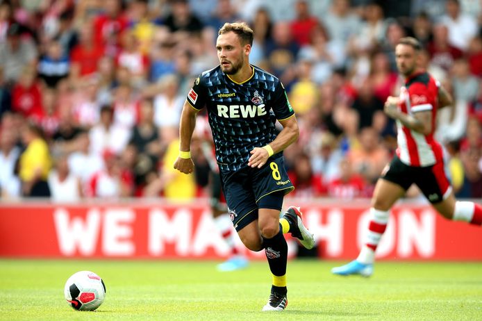 Birger Verstraete in het shirt van Köln.