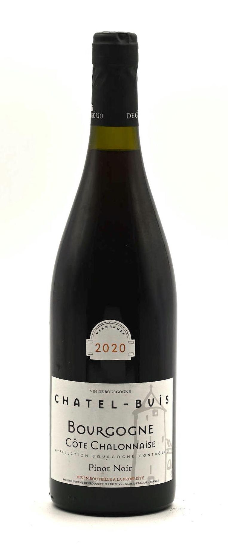 Chatel-Buis bourgogne pinot noir. Beeld rv