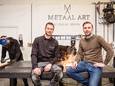 Arthur Brekelmans (l) en Jordy Duiveman van Metaal-Art.