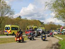 Groot ongeval in Leusden, twee motorrijders en een passagier gewond