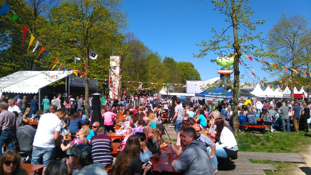 Duizenden bezoeken de jaarmarkt in Den Hout (video) Foto bndestem.nl