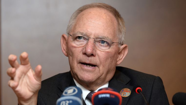 Wolfgang Schäuble Beeld ap