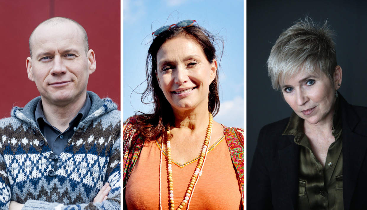 Sven Speybrouck, Martine Prenen en Andrea Croonenberghs. Beeld RV