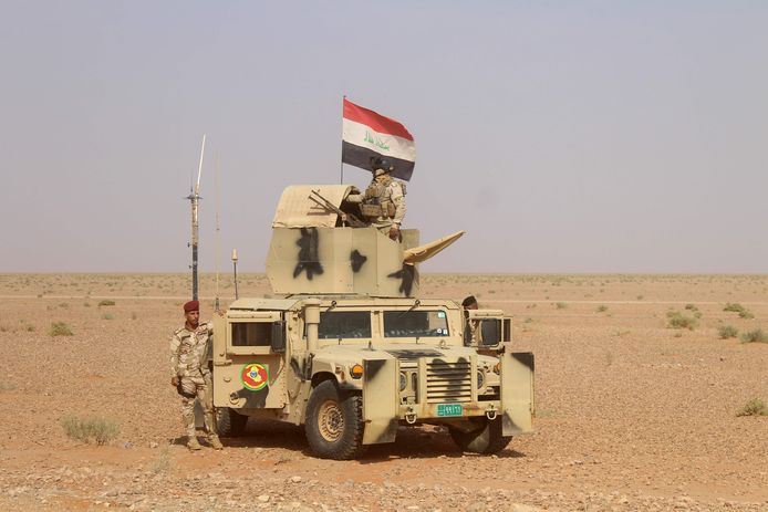 Iraakse troepen rukken op naar Rawa.