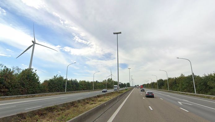 E17 ter hoogte van Lokeren.