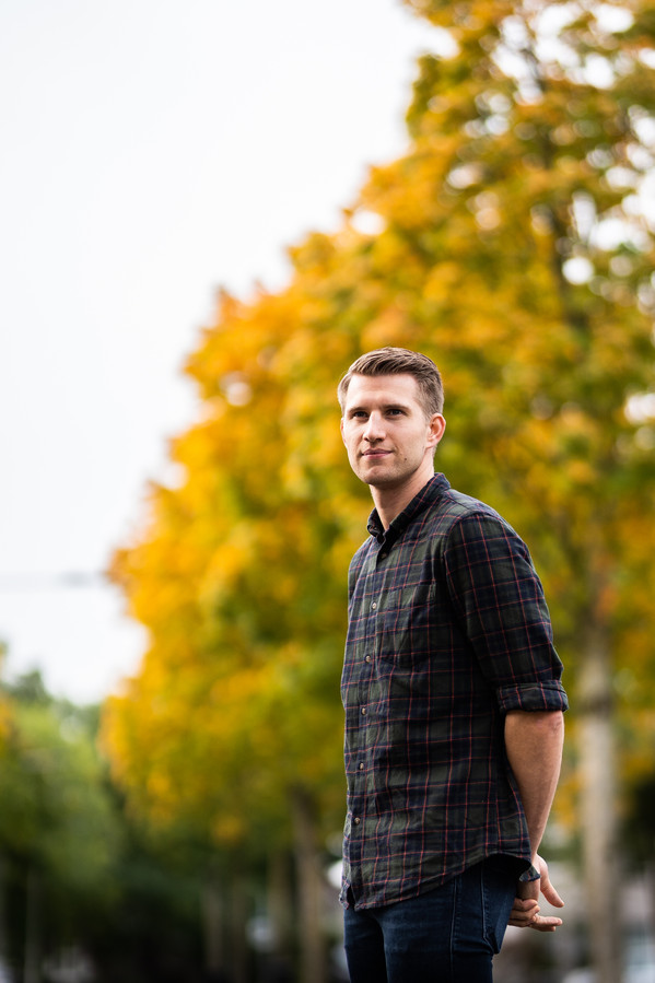 Handballer Thijs Geurds van DFS.