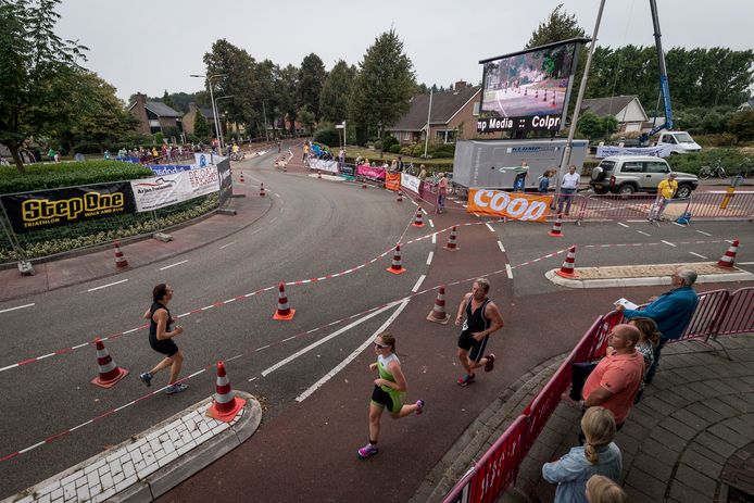 De triatlon in Vroomshoop, in 2019. De laatste keer dat het evenement werd gehouden, zo blijkt nu.