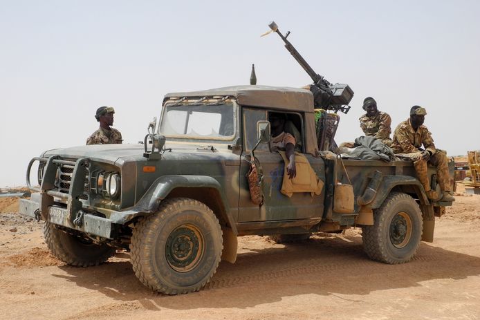 Soldaten van het Malinese leger.