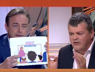 Hevig debat tussen De Wever en Somers over campagne met gesluierde lerares: “U moet opletten met de samenleving tegen elkaar op te zetten”