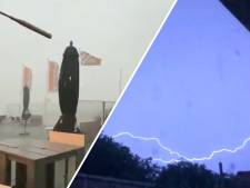 Wateroverlast door stortbuien in Friesland, code geel in hele land vanwege kans op onweer