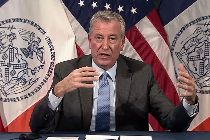 New Yorks burgemeester Bill de Blasio.