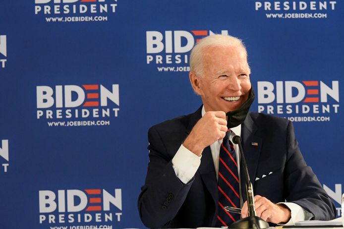 De Democratische presidentskandidaat Joe Biden.