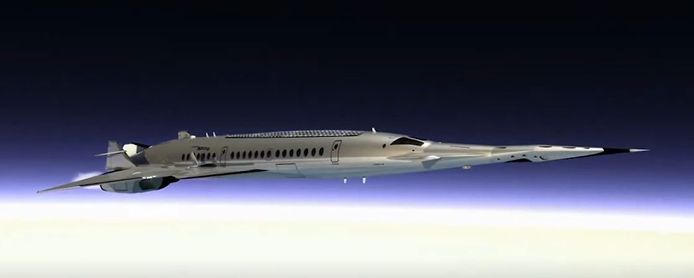 L’avion pourrait transporter 170 passagers et voler à 4000 km/h.