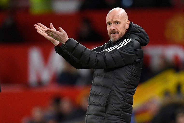 Erik ten Hag.  Beeld Oli SCARFF/AFP