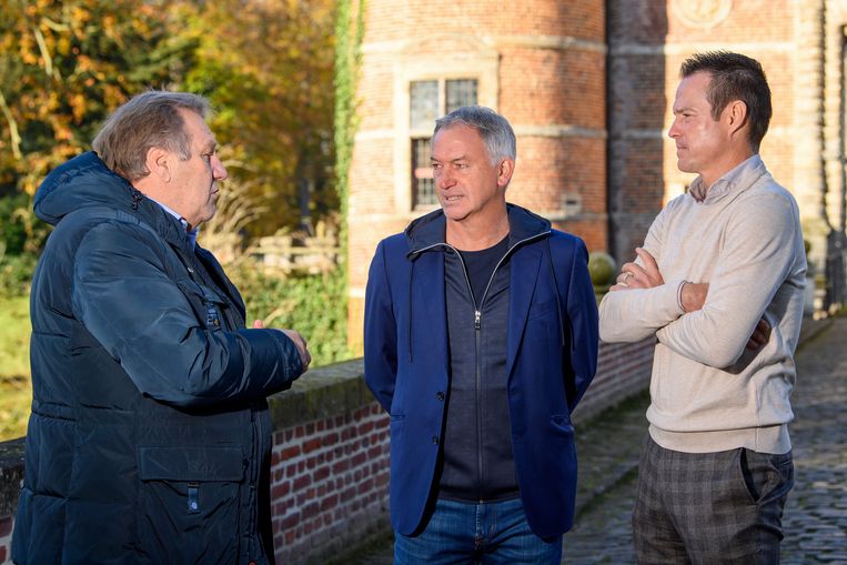 Boskamp, Degryse en De Bilde. Beeld Photo News