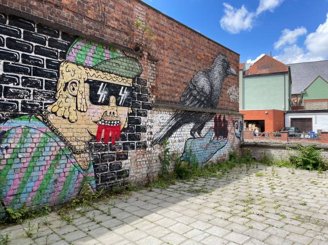 Bekend graffitiwerk in Gents centrum voorlopig gered: “Roa is inmiddels wereldberoemd”