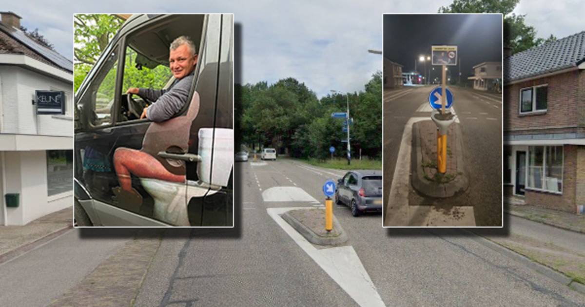 Verjaardagsstunt krijgt vervelend uiteinde: auto ramt wc-pot in Schuinesloot