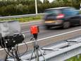Snelheidscontrole op de A4 bij Leidschendam.