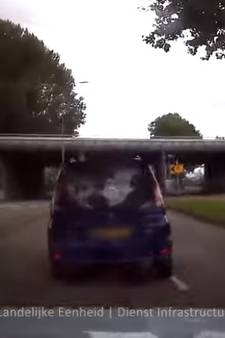Bizarre beelden van wilde achtervolging: auto met 140 kilometer per uur door Dordrecht 