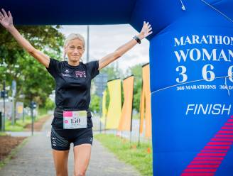 “Sinds 1 januari geen tijd meer om iets anders te doen dan lopen, werken, eten en slapen”: wereldrecord dagelijks een marathon lopen is bijna voor Hilde (54)