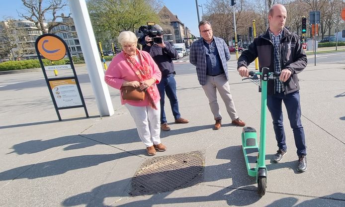 De e-step is een van de alternatieve vervoersmiddelen in Ieper.