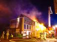 Een grote uitslaande brand verwoestte vorig weekend een leegstaand winkelpand aan de Markt  in Haaksbergen.