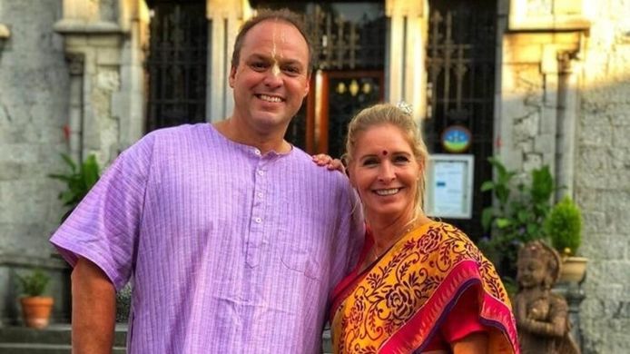 Frans en Mariska Bauer tijdens de opnames van hun docuserie 'De Bauers: Bestemming Onbekend'.