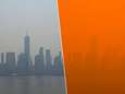 Timelapse laat zien hoe skyline New York in enkele uren tijd helemaal verzwolgen wordt door rook van bosbranden in Canada