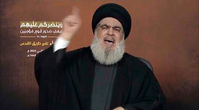 “Hezbollah is in een echte strijd met Israël verwikkeld en is klaar voor alle scenario’s”, zegt Hezbollah-baas