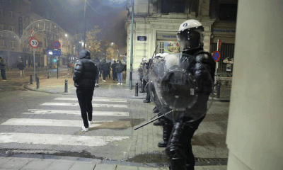 Opnieuw grimmige sfeer in Brussel en Antwerpen na verloren halve finale: politie brengt rust terug na tientallen arrestaties