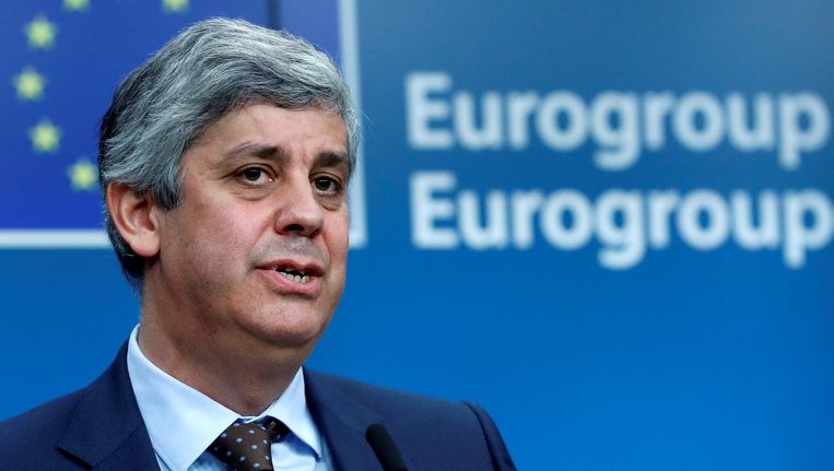 Mário Centeno, de nieuwe president van de Eurogroep van ministers van Financiën. Beeld reuters