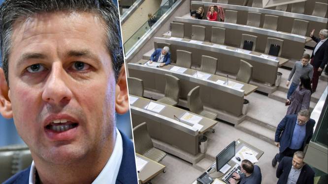 Vlaams Belang boycot zitting Vlaams Parlement uit protest tegen afwezige ministers: “Van Afrika tot in Amerika met deze regering”