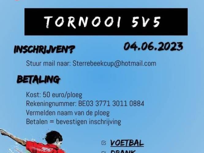 KOVC Sterrebeek zoekt nog teams voor 5x5-tornooi