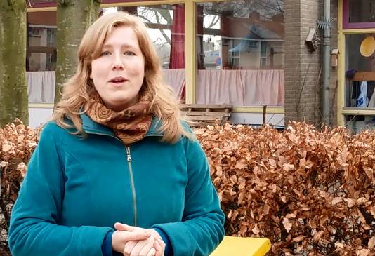 Juf Nina Verkaart van vrije school Zilverlinde in Roosendaal.