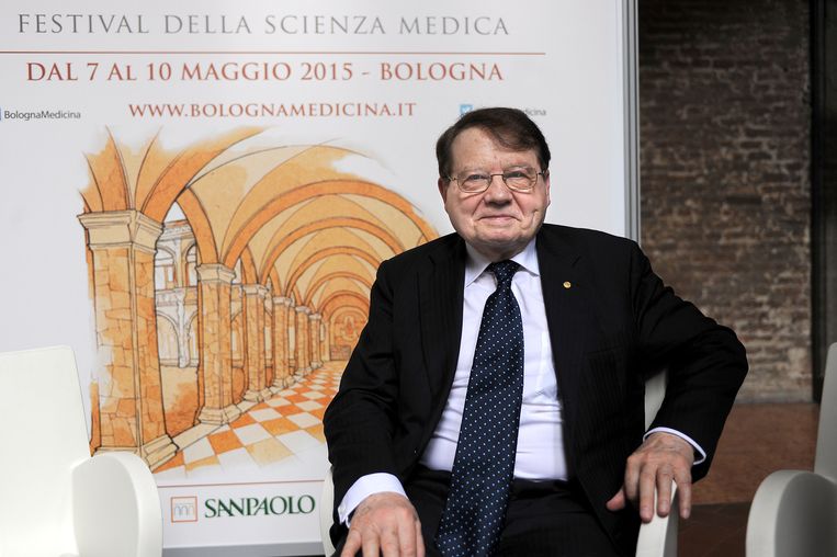 Luc Montagnier, topwetenschapper en antivaxer. Beeld Getty Images