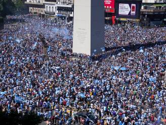Miljoenen dolgelukkige fans vieren in Buenos Aires, Rosario, Barcelona en Napels wereldtitel van Argentinië 