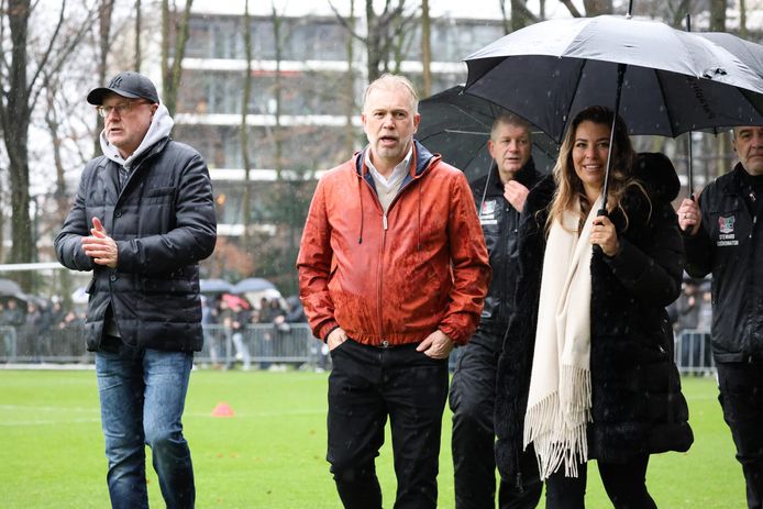 Marcel Boekhoorn op de training van NEC.