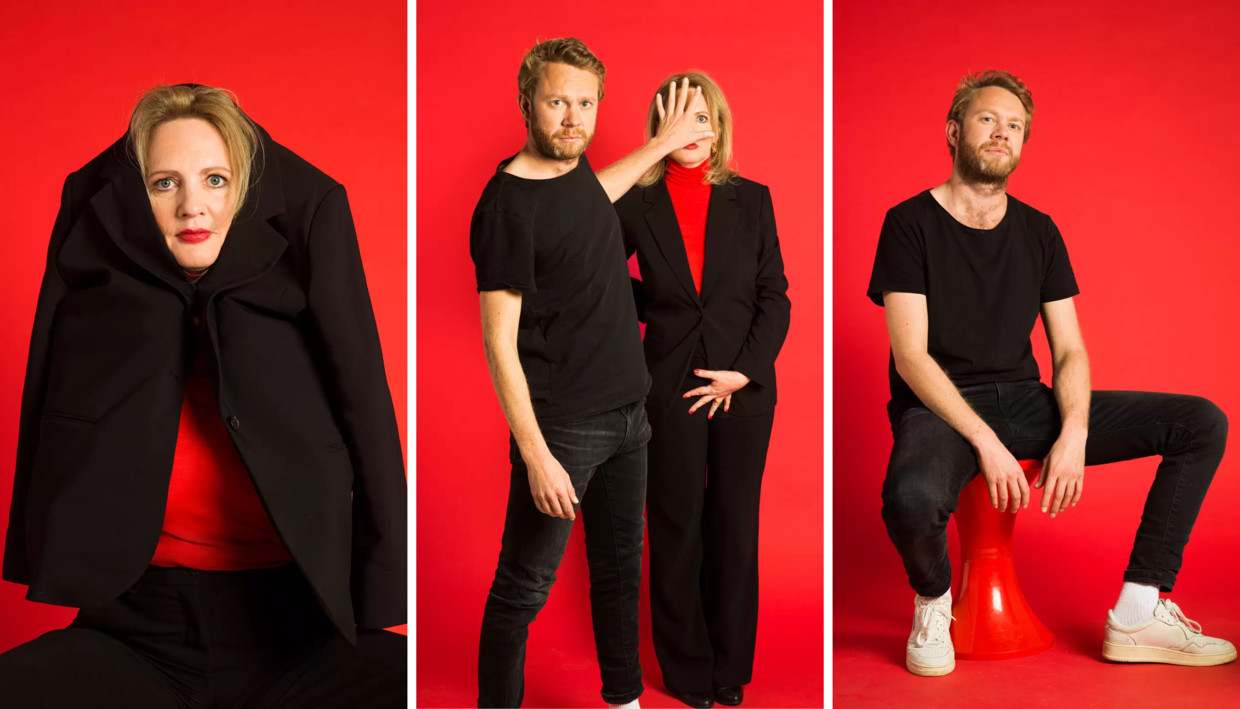 Maaike Cafmeyer en Rik Verheye: ‘Ik zag ons al zitten in ‘Terzake’, maar de heisa rond ‘Nonkels’ bleef uit: ik was toch een beetje beledigd.’ Beeld Johan Jacobs