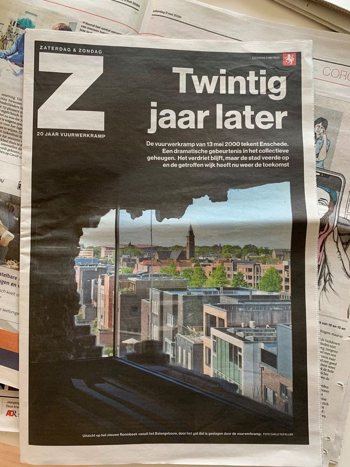 Voorpagina bijlage Twintig jaar later Vuurwerkramp Enschede