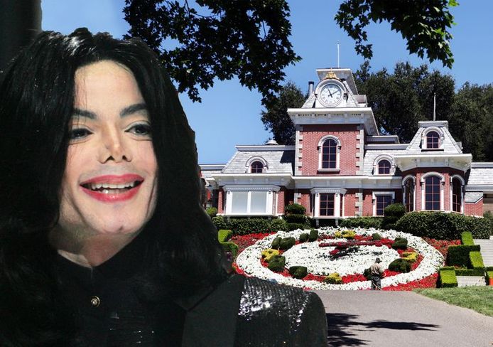 Michael Jackson bij 'zijn' Neverland.