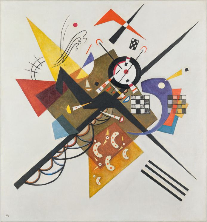 Wassily Kandinsky, Auf Weiss II (1923).