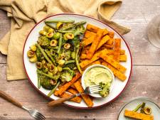 Wat Eten We Vandaag: Polentafriet met gegrilde groenten en guacamole
