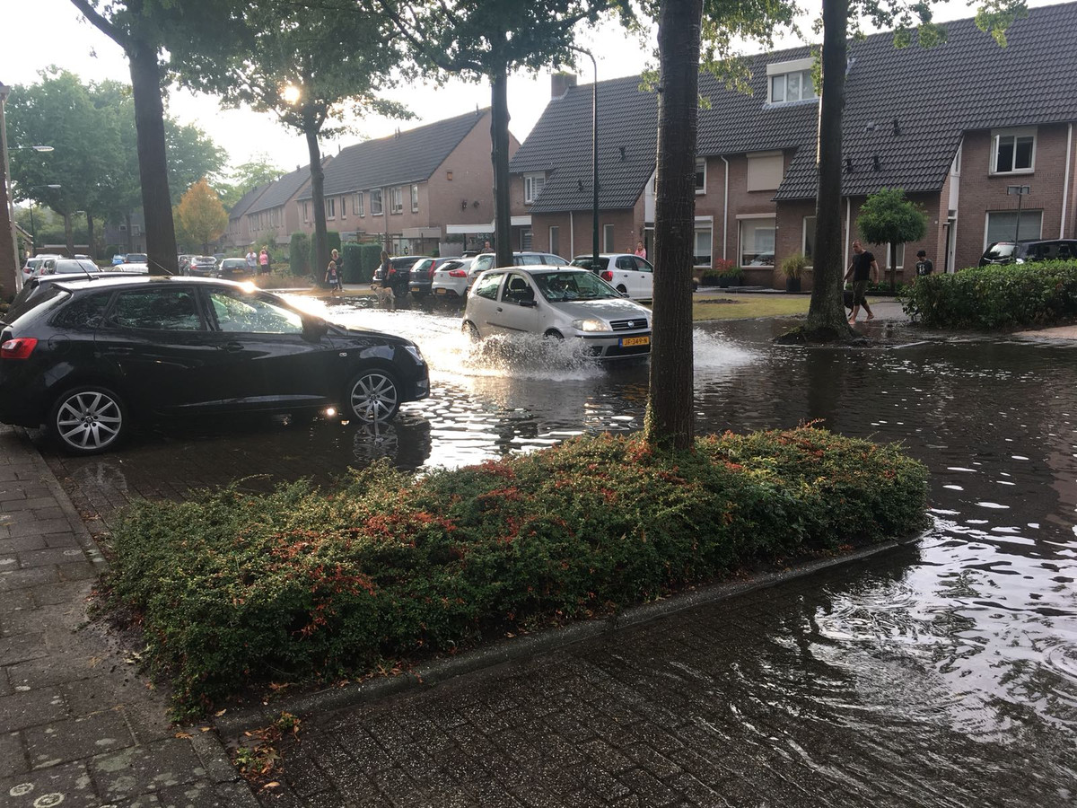Code geel voorbij in Brabant, straten