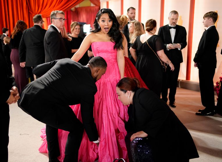 Stephanie Hsu. Beeld John Locher/Invision/AP