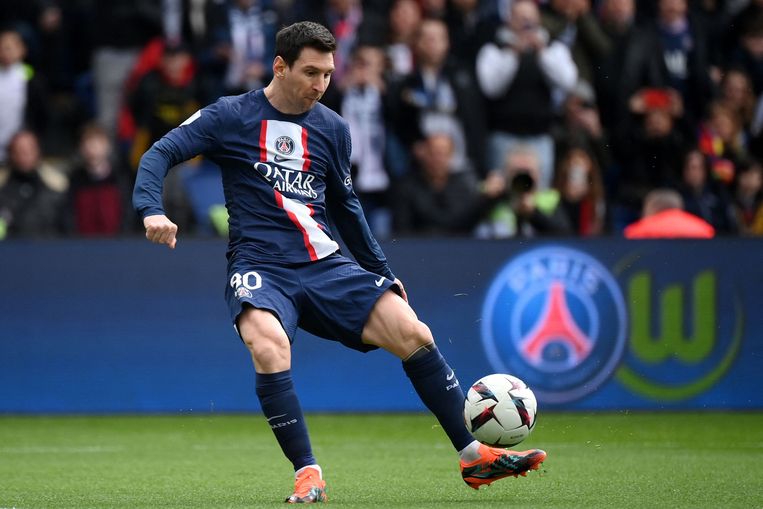 Lionel Messi still in the Paris Saint-Germain jersey.  ImageAFP