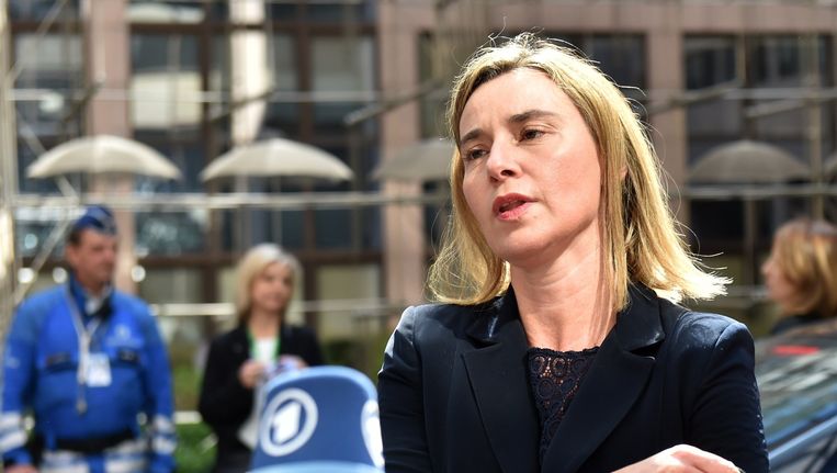 Buitenlandchef van de Europese Unie, Federica Mogherini. Beeld afp